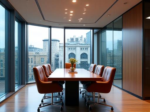 Executive office interior at Charterhouse Square, London